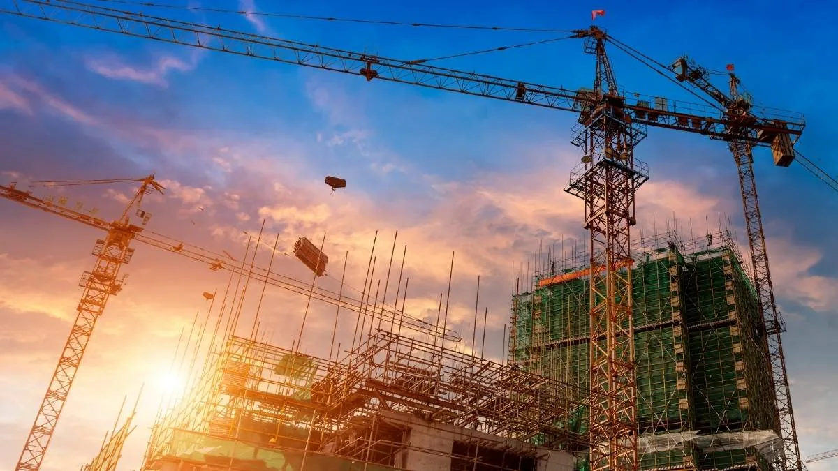 Modern construction project overview